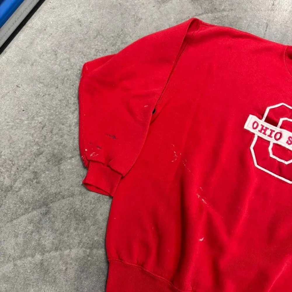 Vintage Ohio State Crewneck Heavyweight Cotton Sweatshirt XXL